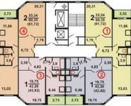 1-комнатная квартира площадью 43 кв.м, Ракетостроителей пр-т, 5 | цена 4 150 000 руб. | www.metrprice.ru