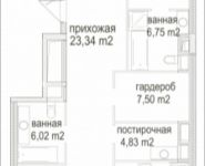 3-комнатная квартира площадью 155.02 кв.м, Усачёва, 12, корп.3.7 | цена 83 399 674 руб. | www.metrprice.ru