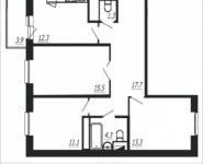 3-комнатная квартира площадью 78.2 кв.м, проспект Астрахова, 2 | цена 7 781 291 руб. | www.metrprice.ru