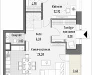 4-комнатная квартира площадью 132.42 кв.м, Сущёвский Вал, 49А | цена 29 580 000 руб. | www.metrprice.ru