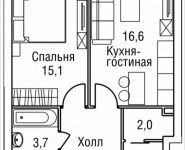 2-комнатная квартира площадью 47 кв.м, 3-й Силикатный проезд, вл. 4, корп. 2 | цена 9 878 925 руб. | www.metrprice.ru