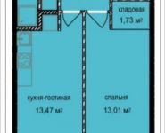 2-комнатная квартира площадью 38.1 кв.м, Талдомская улица, 17к1 | цена 3 028 503 руб. | www.metrprice.ru