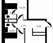 2-комнатная квартира площадью 68.01 кв.м, Новоалексеевская, 16с7 | цена 16 957 860 руб. | www.metrprice.ru