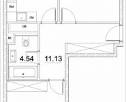 2-комнатная квартира площадью 64.45 кв.м, Лазоревый пр., 3, корп.5 | цена 14 132 144 руб. | www.metrprice.ru