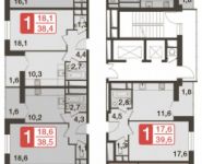 1-комнатная квартира площадью 43.4 кв.м, Новотушинская ул. | цена 3 797 500 руб. | www.metrprice.ru