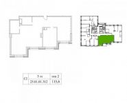 1-комнатная квартира площадью 116 кв.м, Верхняя ул., 34 | цена 44 274 800 руб. | www.metrprice.ru