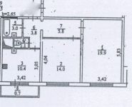 2-комнатная квартира площадью 59 кв.м, Лихачевский пр-т, 68К1 | цена 5 500 000 руб. | www.metrprice.ru