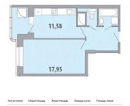 1-комнатная квартира площадью 41.9 кв.м в Микрорайон "Бутово Парк", микрорайон Бутово Парк, 15 | цена 3 883 203 руб. | www.metrprice.ru