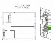 1-комнатная квартира площадью 48 кв.м, Шеногина ул., 1 | цена 16 652 988 руб. | www.metrprice.ru