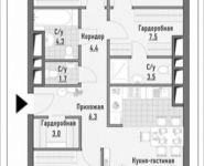 3-комнатная квартира площадью 100.6 кв.м, 1-я Ямская, 8 | цена 23 520 000 руб. | www.metrprice.ru