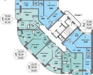 2-комнатная квартира площадью 74.8 кв.м, 1-й микрорайон, 1 | цена 7 400 000 руб. | www.metrprice.ru