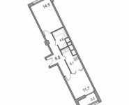 2-комнатная квартира площадью 48 кв.м, Радужная улица, 4/1 | цена 4 594 296 руб. | www.metrprice.ru