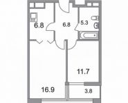 2-комнатная квартира площадью 49 кв.м, Радужная ул., 4/2 | цена 4 414 977 руб. | www.metrprice.ru