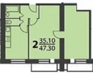 2-комнатная квартира площадью 48.5 кв.м, Нагатинская улица, 9к2 | цена 7 200 000 руб. | www.metrprice.ru