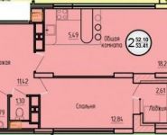 2-комнатная квартира площадью 53.4 кв.м, Московская улица, 56 | цена 3 980 000 руб. | www.metrprice.ru