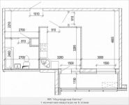 1-комнатная квартира площадью 43.2 кв.м, бульвар Космонавтов, корп.14 | цена 3 228 048 руб. | www.metrprice.ru