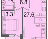 2-комнатная квартира площадью 53.8 кв.м, Серебрякова, 11-13, корп.3 | цена 8 064 620 руб. | www.metrprice.ru