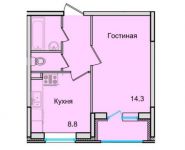 1-комнатная квартира площадью 33 кв.м,  | цена 2 123 772 руб. | www.metrprice.ru