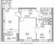 2-комнатная квартира площадью 65.07 кв.м, проспект Буденного, вл51 | цена 10 241 285 руб. | www.metrprice.ru