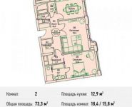 2-комнатная квартира площадью 73.3 кв.м, Глинищевский переулок, 5/7 | цена 33 234 001 руб. | www.metrprice.ru