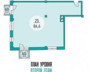 3-комнатная квартира площадью 86.6 кв.м в Апартаменты "Рассвет Loft*Studio", Столярный переулок, 3к34 | цена 30 856 000 руб. | www.metrprice.ru