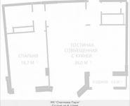 2-комнатная квартира площадью 81 кв.м, Весенняя ул., 2К6 | цена 32 552 400 руб. | www.metrprice.ru