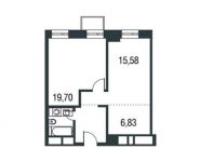 2-комнатная квартира площадью 55.3 кв.м в ЖК "AFI Residence. Павелецкая", улица Липовый Парк, 6 | цена 8 219 177 руб. | www.metrprice.ru