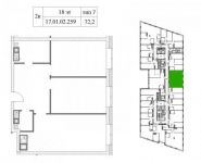 2-комнатная квартира площадью 72 кв.м, Шеногина ул., 1 | цена 20 488 916 руб. | www.metrprice.ru