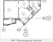 1-комнатная квартира площадью 37.6 кв.м, Игоря Мерлушкина, 8 | цена 3 281 048 руб. | www.metrprice.ru