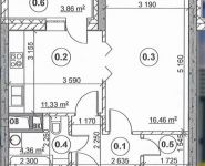 1-комнатная квартира площадью 41.65 кв.м, пр-кт Будённого, д. 51к 5 | цена 7 418 284 руб. | www.metrprice.ru