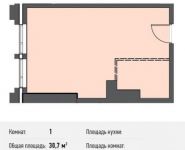 1-комнатная квартира площадью 30.6 кв.м, Новодмитровская ул, 5а | цена 6 258 924 руб. | www.metrprice.ru