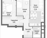 2-комнатная квартира площадью 58.24 кв.м в ЖК "LIFE-Ботанический Сад", 1-я Ямская, 2 | цена 16 280 000 руб. | www.metrprice.ru