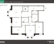 4-комнатная квартира площадью 192 кв.м, Полянка Большая ул., 43С3 | цена 126 479 200 руб. | www.metrprice.ru