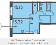 2-комнатная квартира площадью 68.05 кв.м, ул. Донецкая, 30, корп.2 | цена 8 684 678 руб. | www.metrprice.ru