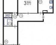 3-комнатная квартира площадью 62 кв.м, улица Бехтерева, 31к3 | цена 10 500 000 руб. | www.metrprice.ru