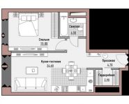 1-комнатная квартира площадью 53.4 кв.м в ЖК "РЕНОМЭ", Новослободская улица, д.24, к.1 | цена 24 970 000 руб. | www.metrprice.ru