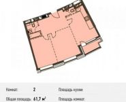 2-комнатная квартира площадью 61.7 кв.м, Донецкая улица, 30с29 | цена 15 486 700 руб. | www.metrprice.ru