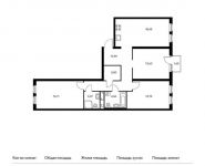 3-комнатная квартира площадью 87.2 кв.м, Измайловский проезд, вл11 | цена 14 980 960 руб. | www.metrprice.ru