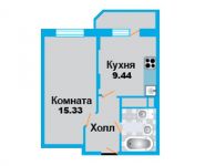 1-комнатная квартира площадью 0 кв.м, Рупасовский 2-й пер., 3 | цена 3 457 539 руб. | www.metrprice.ru