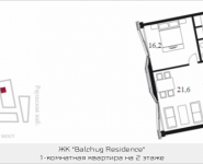 1-комнатная квартира площадью 72.4 кв.м в МФК "Balchug Residence", Садовническая, владение 31, корп.3 | цена 37 109 923 руб. | www.metrprice.ru