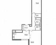 2-комнатная квартира площадью 75 кв.м, Радужная ул., 4/1 | цена 6 469 425 руб. | www.metrprice.ru