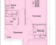 2-комнатная квартира площадью 60 кв.м, Муравская 2-я ул. | цена 5 882 061 руб. | www.metrprice.ru