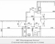 2-комнатная квартира площадью 58.1 кв.м, бульвар Космонавтов, корп.14 | цена 4 709 128 руб. | www.metrprice.ru