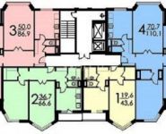 2-комнатная квартира площадью 67 кв.м, Барышиха ул., 15 | цена 13 800 000 руб. | www.metrprice.ru