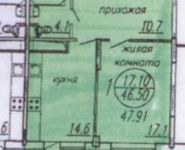 1-комнатная квартира площадью 48 кв.м, Набережная ул., 17 | цена 4 600 000 руб. | www.metrprice.ru