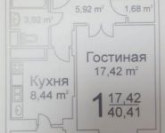 1-комнатная квартира площадью 40.4 кв.м, Кирова ул., 9К3 | цена 5 000 000 руб. | www.metrprice.ru