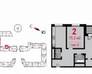 1-комнатная квартира площадью 57 кв.м в ЖК "Английский Квартал",  | цена 29 842 500 руб. | www.metrprice.ru
