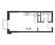 1-комнатная квартира площадью 28.3 кв.м,  | цена 3 503 277 руб. | www.metrprice.ru