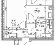 1-комнатная квартира площадью 45.12 кв.м, проспект Буденного, вл51 | цена 7 765 604 руб. | www.metrprice.ru