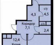 2-комнатная квартира площадью 65 кв.м, 3-й Нижнелихоборский проезд, 13к2 | цена 5 291 000 руб. | www.metrprice.ru